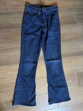 Lucky Brand Stevie High Rise Dark Blue Flare Jeans